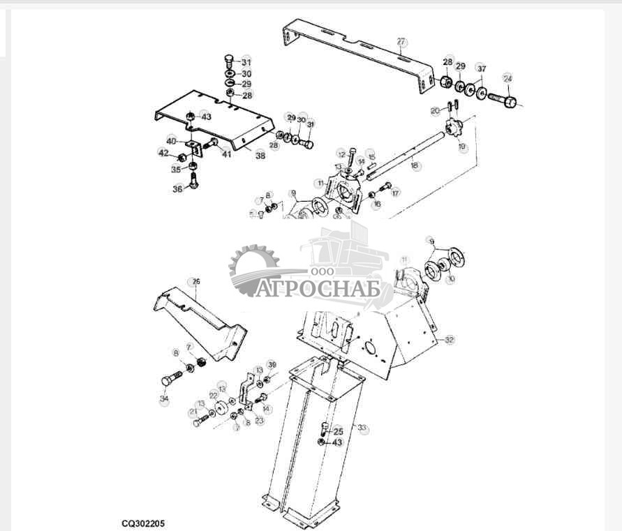 UPPER PART OF CLEAN GRAIN ELEVATOR 